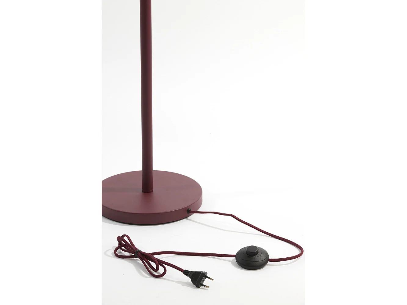 Lámpara de pie WASHINGTON - Ø25x148,5cm - Rojo