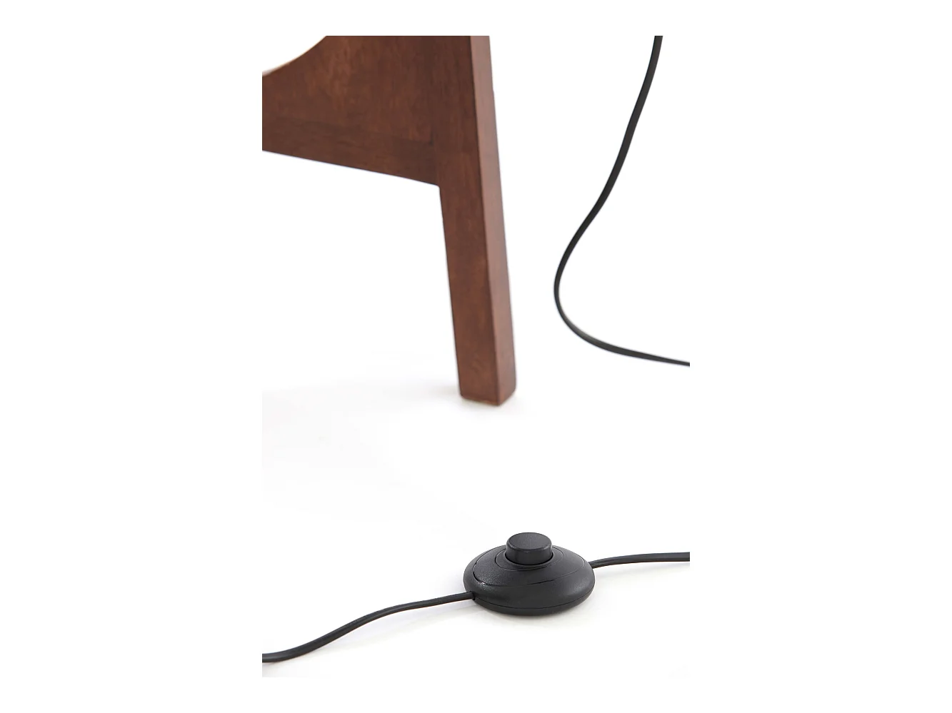 Vloerlamp TROINA - Ø35x110cm - Bruin