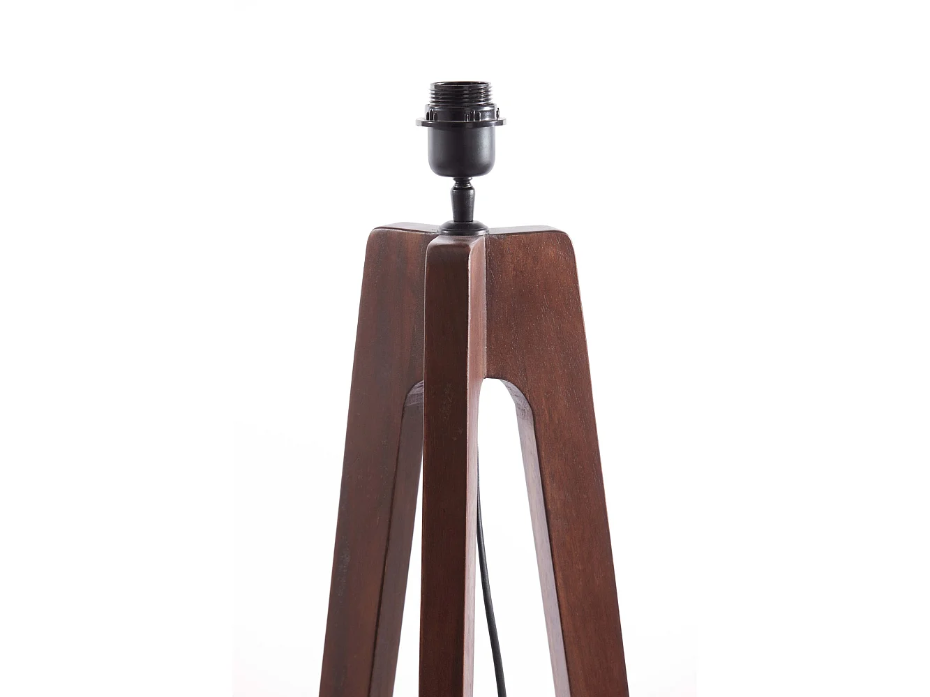 Lámpara de pie TROINA - Ø35x110cm - Marrón