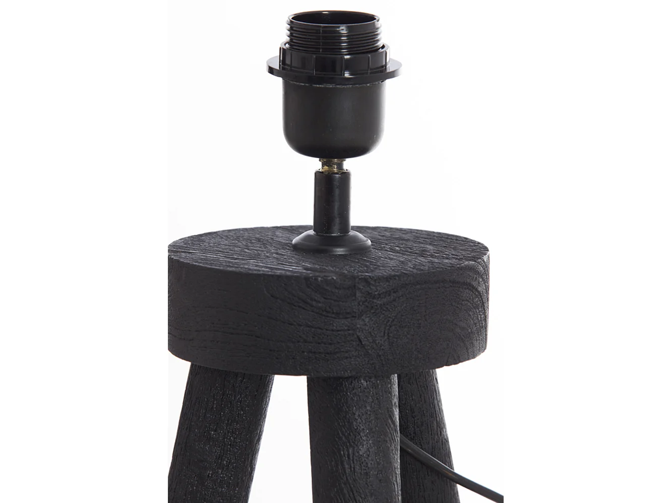 Lampadaire ILIAS - Ø52x122cm - Noir