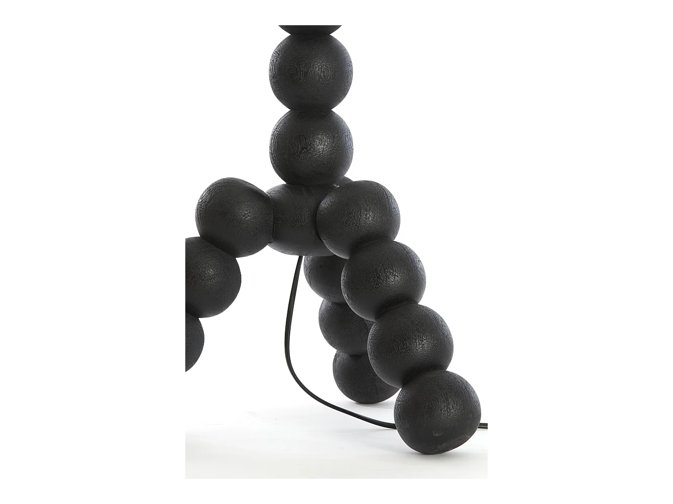 Lampadaire VEGLIO - Ø35x130cm - Noir