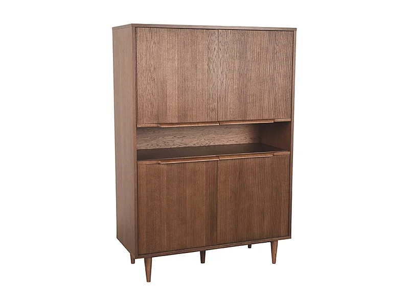 Armoire Jule - Marron - Chêne - 110 cm