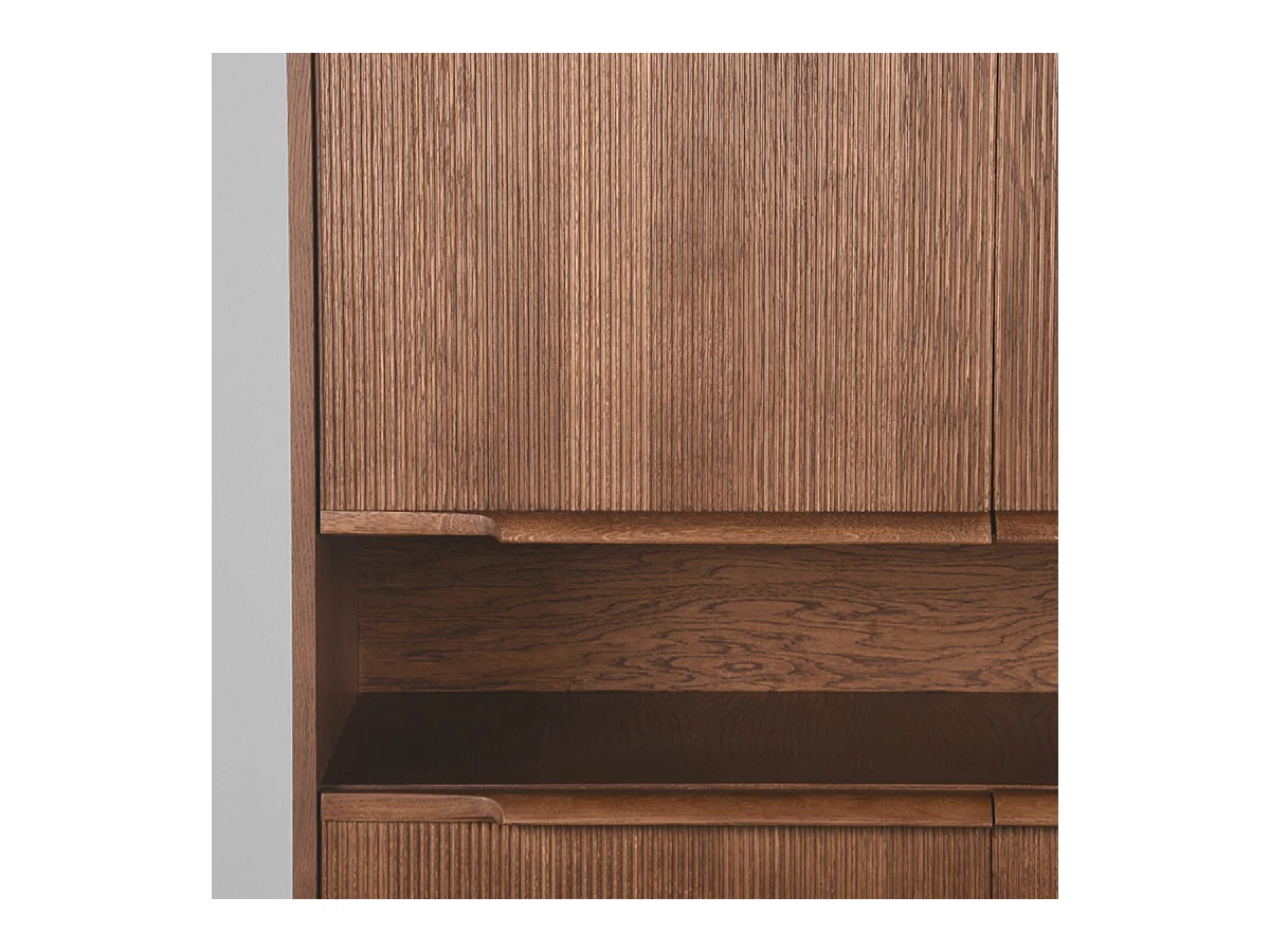 Armoire Jule - Marron - Chêne - 110 cm