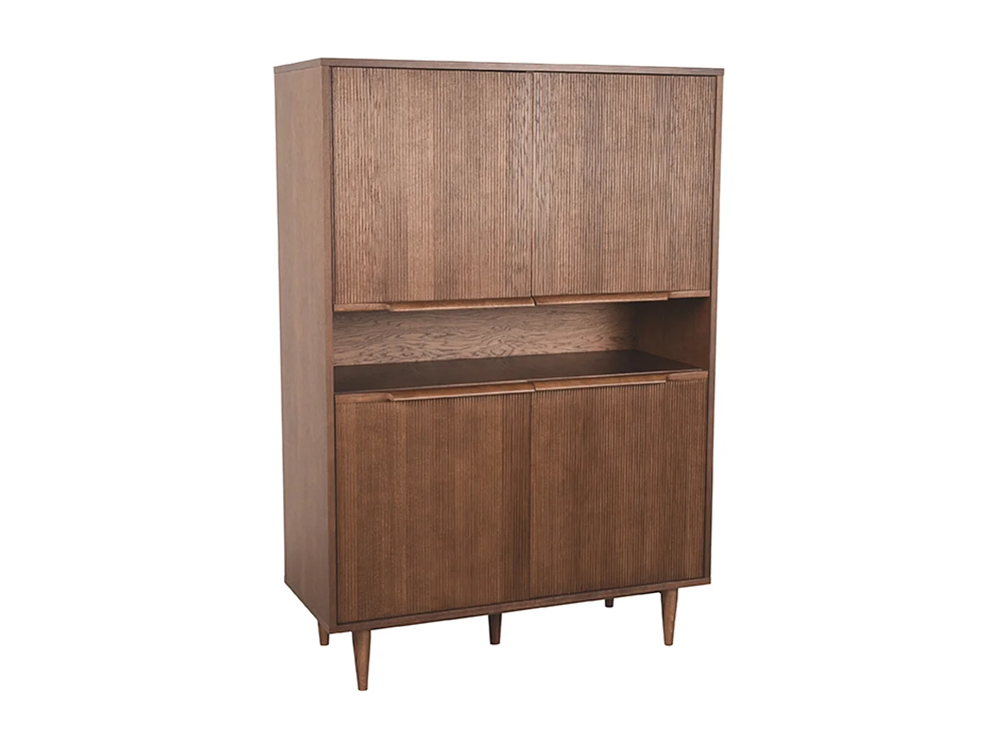 Bergkast Jule - Bruin - Eiken - 110 cm