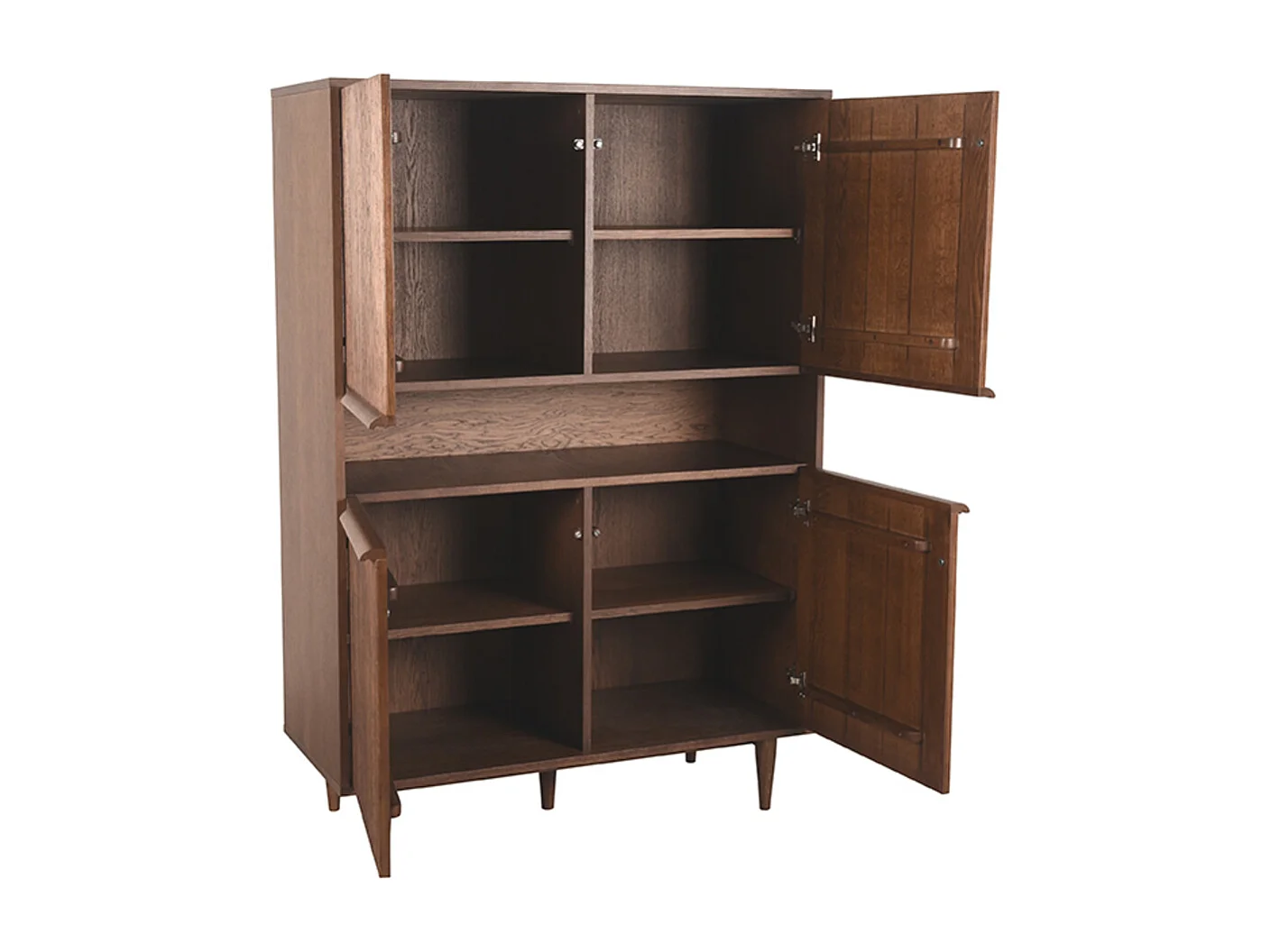 Bergkast Jule - Bruin - Eiken - 110 cm