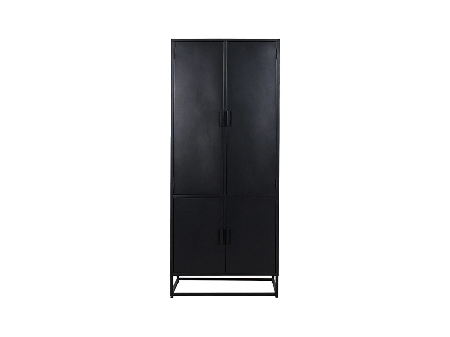 Luff-Lagerschrank - Schwarz - Metall