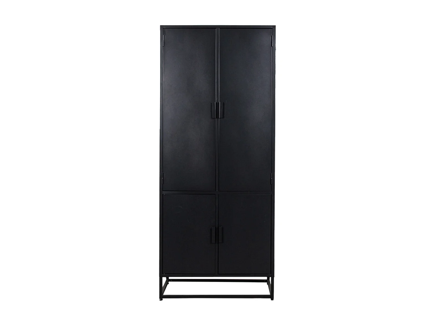 Luff-Lagerschrank - Schwarz - Metall