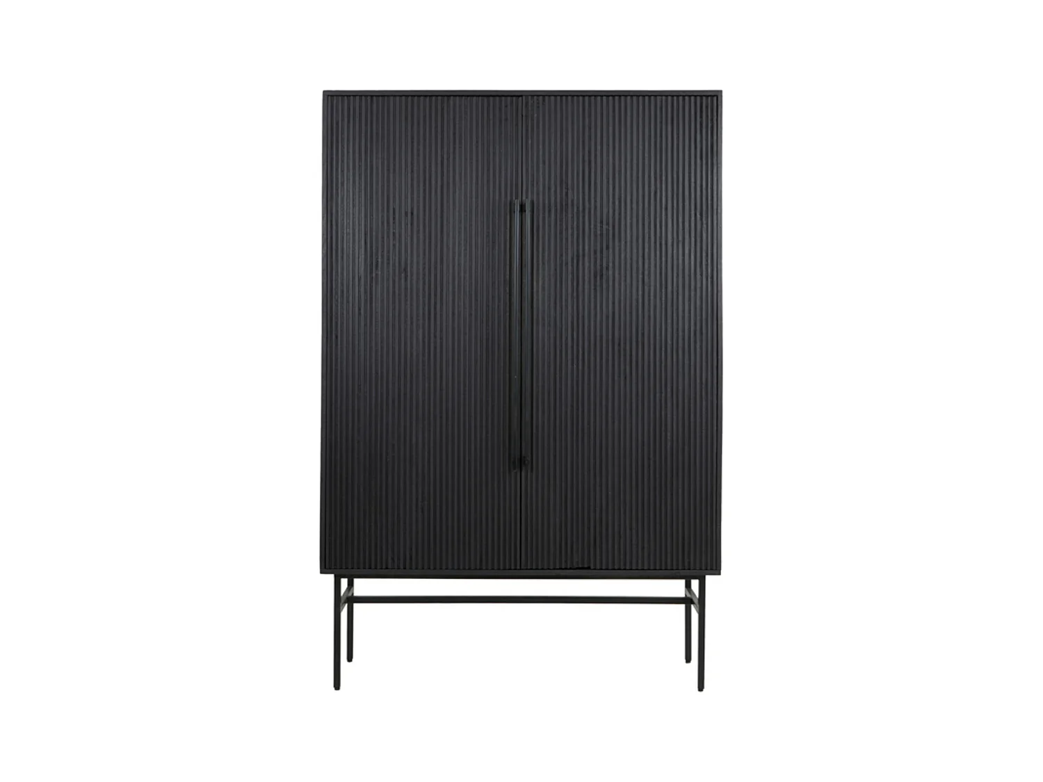 Kast ABAGE - 120x40x180cm - Zwart