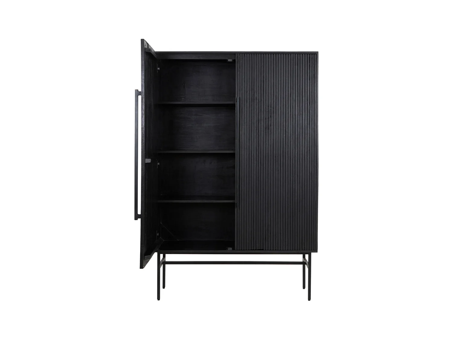Kast ABAGE - 120x40x180cm - Zwart