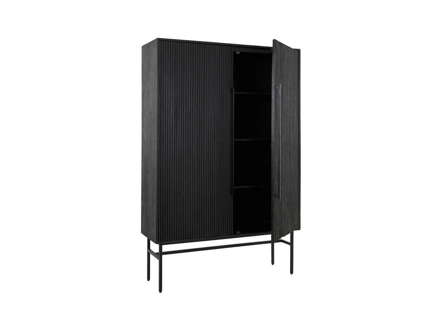 Kast ABAGE - 120x40x180cm - Zwart