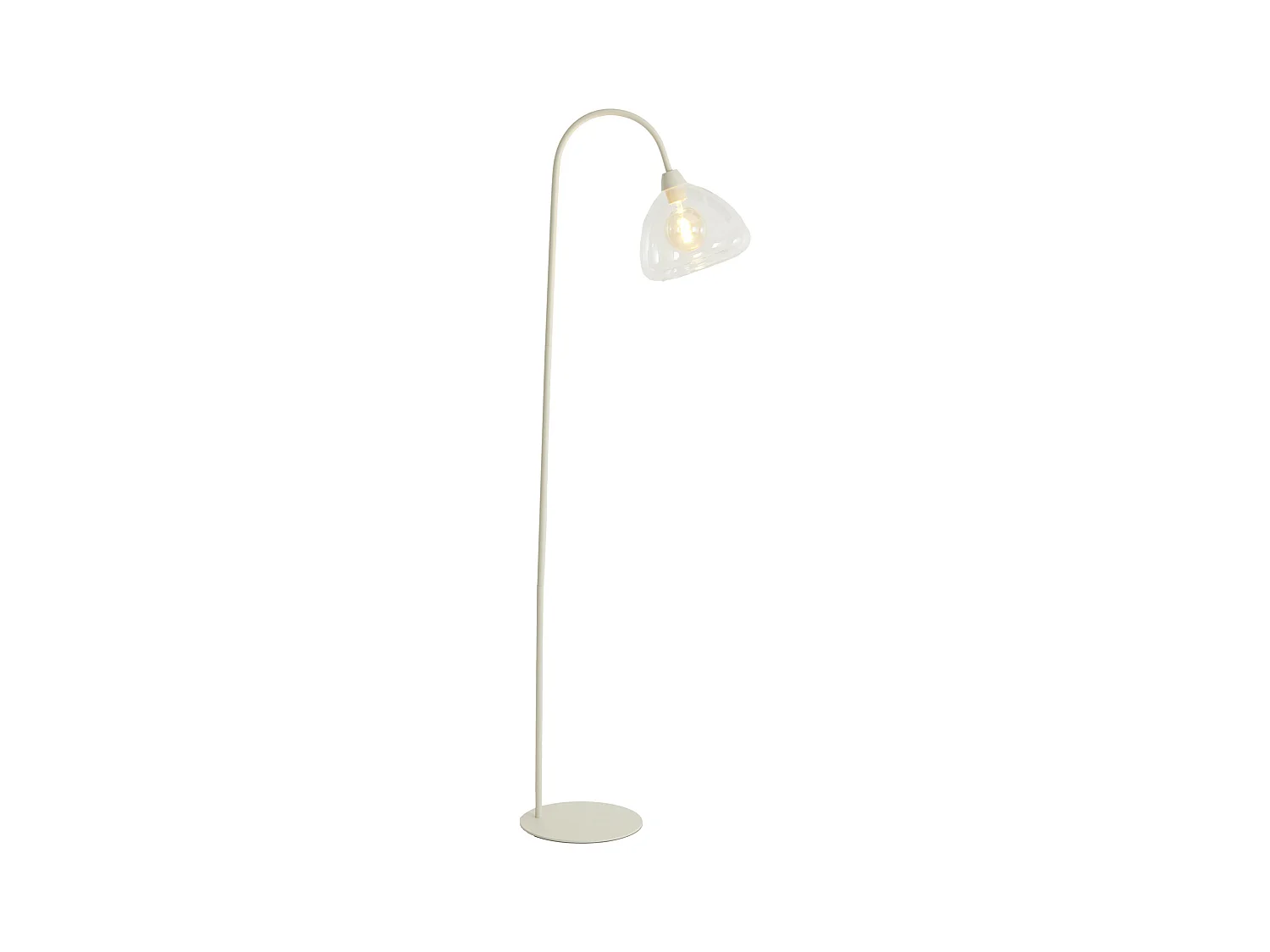 Lampadaire BISHO - 47x28x160cm - Blanc