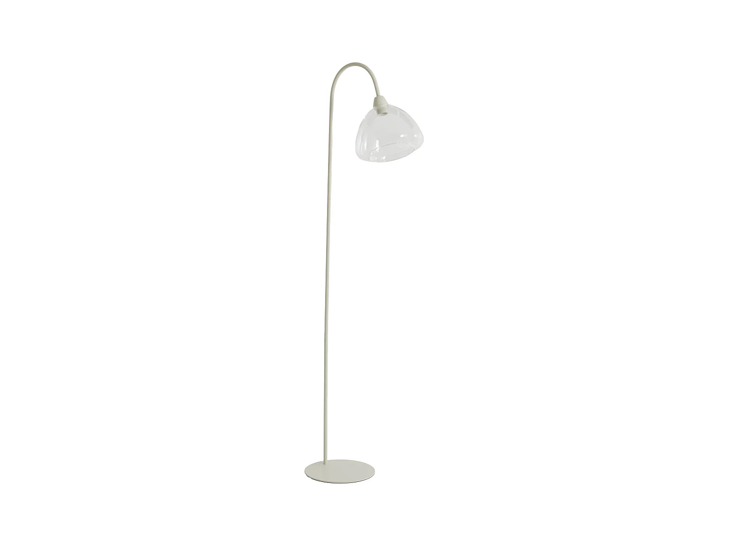 Lampadaire BISHO - 47x28x160cm - Blanc