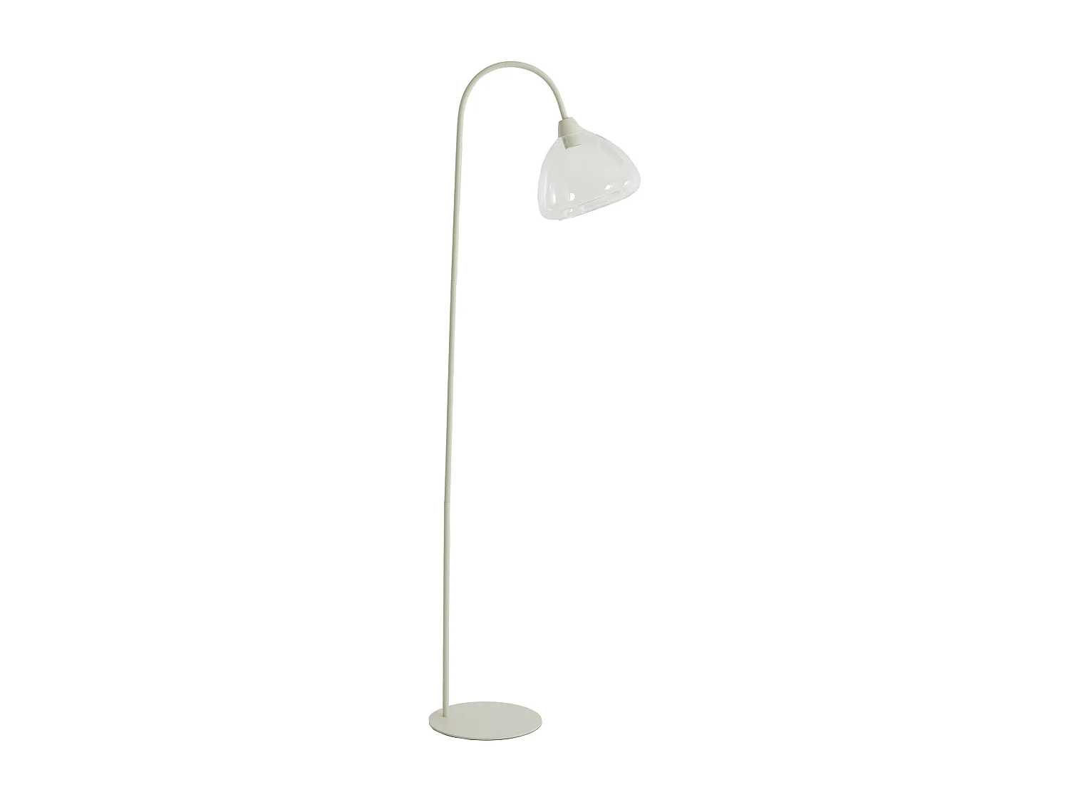 Lampadaire BISHO - 47x28x160cm - Blanc