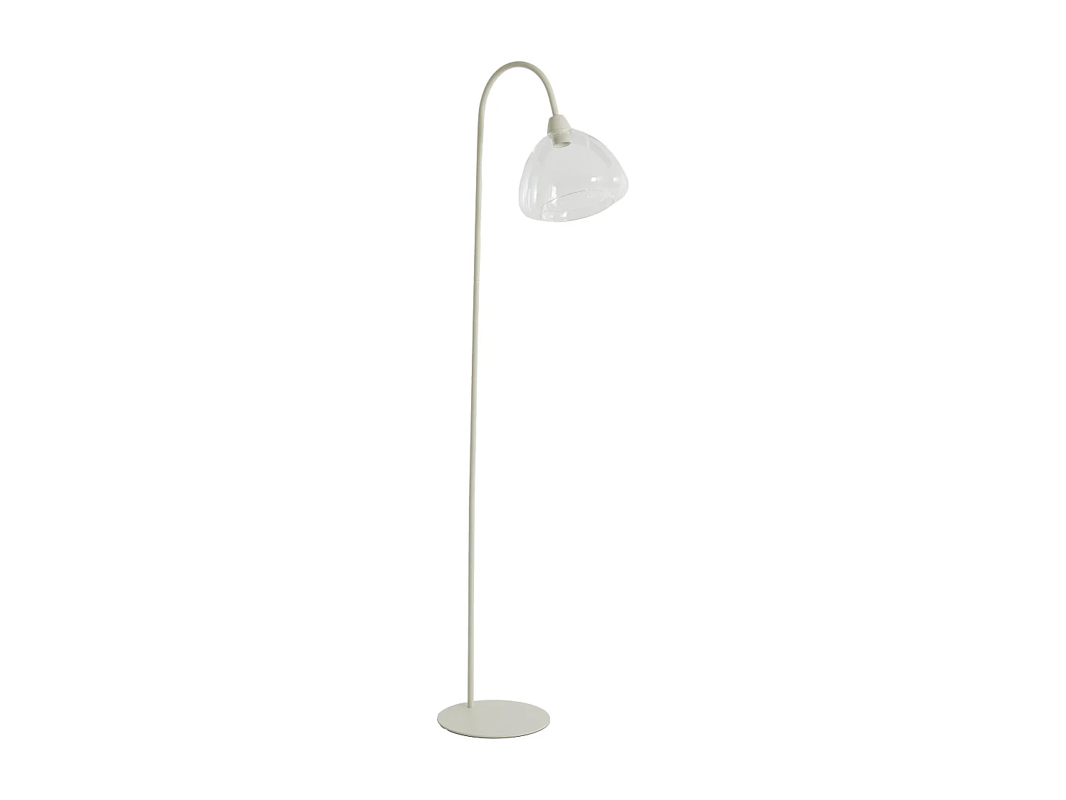 Lampadaire BISHO - 47x28x160cm - Blanc