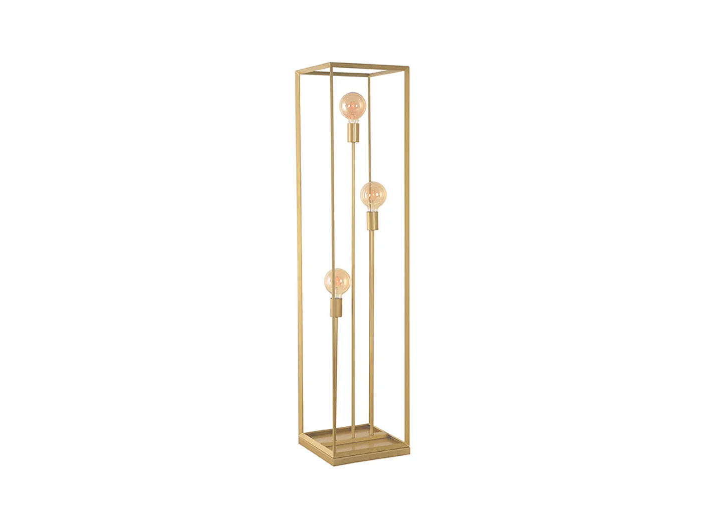 Vloerlamp Tetto - Antiek goud - Metaal