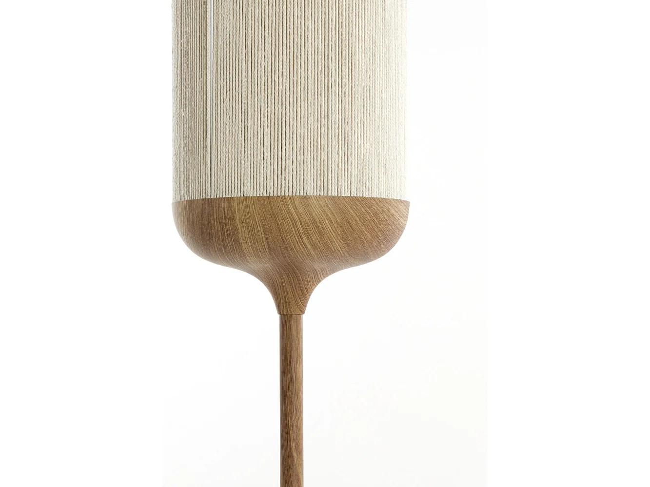 Lampadaire DANIA - Ø23x159cm - Marron