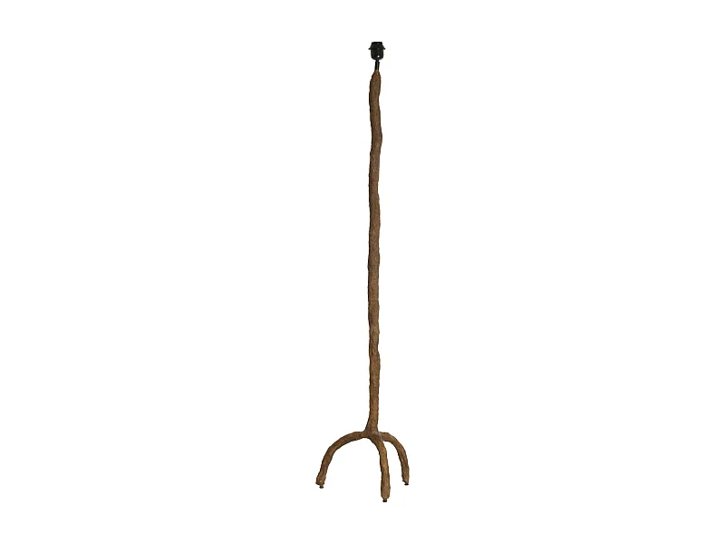 Lampadaire GUJA - Ø33x137cm - Marron
