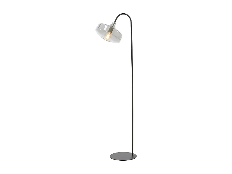 Lampadaire SOLNA - 45x29,5x160cm - Noir