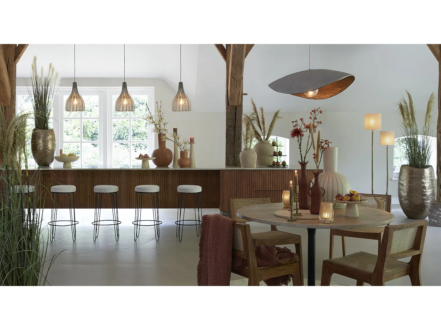 Lampadaire GAVI - 31x18x149cm - Bronze