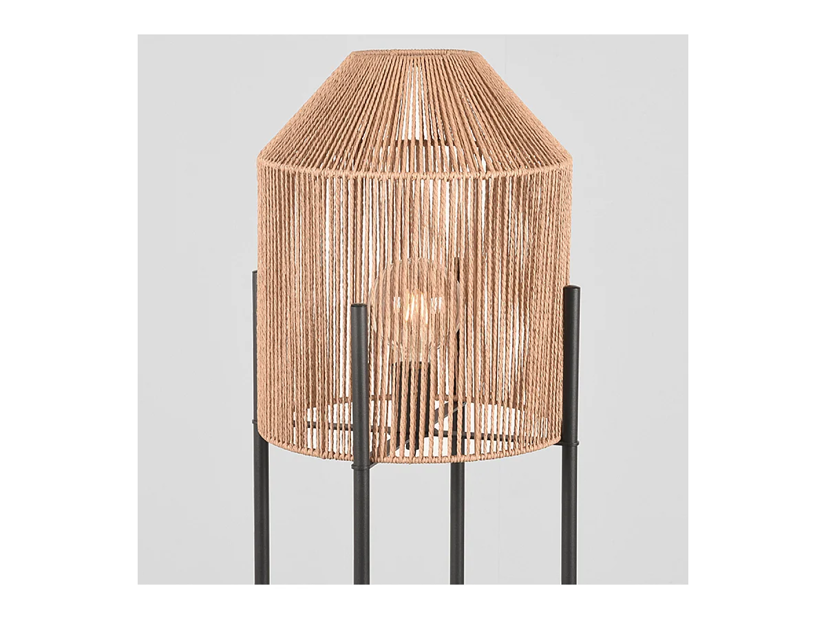 Lampadaire Ibiza 150 cm - Naturel - Jute