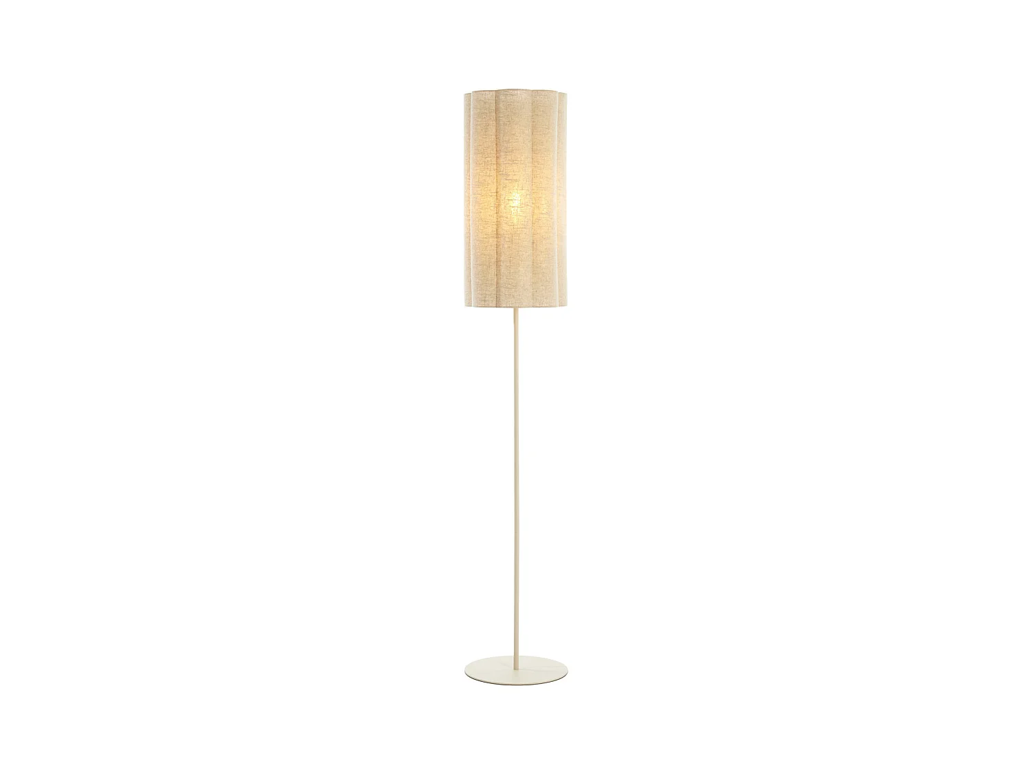 Lampadaire FRINGE - Ø30x165cm - Marron