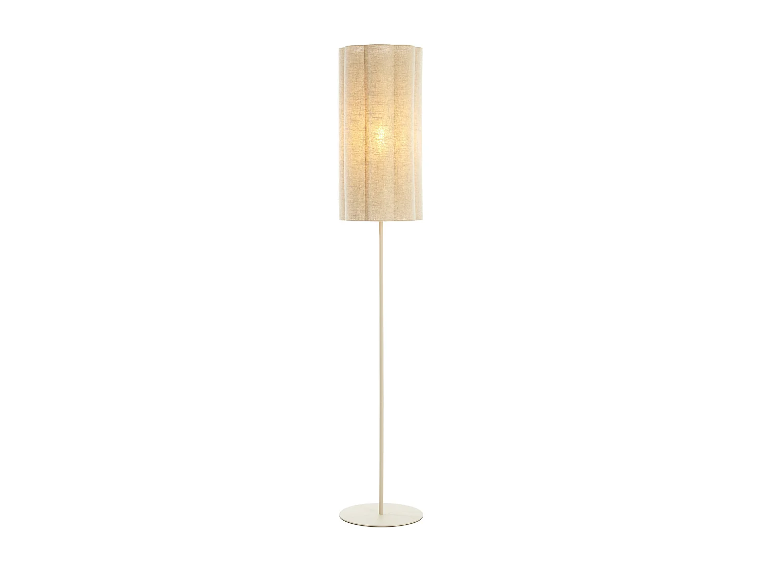 Vloerlamp FRINGE - Ø30x165cm - Bruin