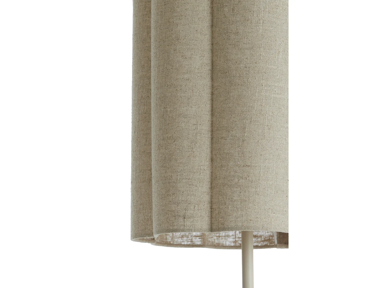 Vloerlamp FRINGE - Ø30x165cm - Bruin