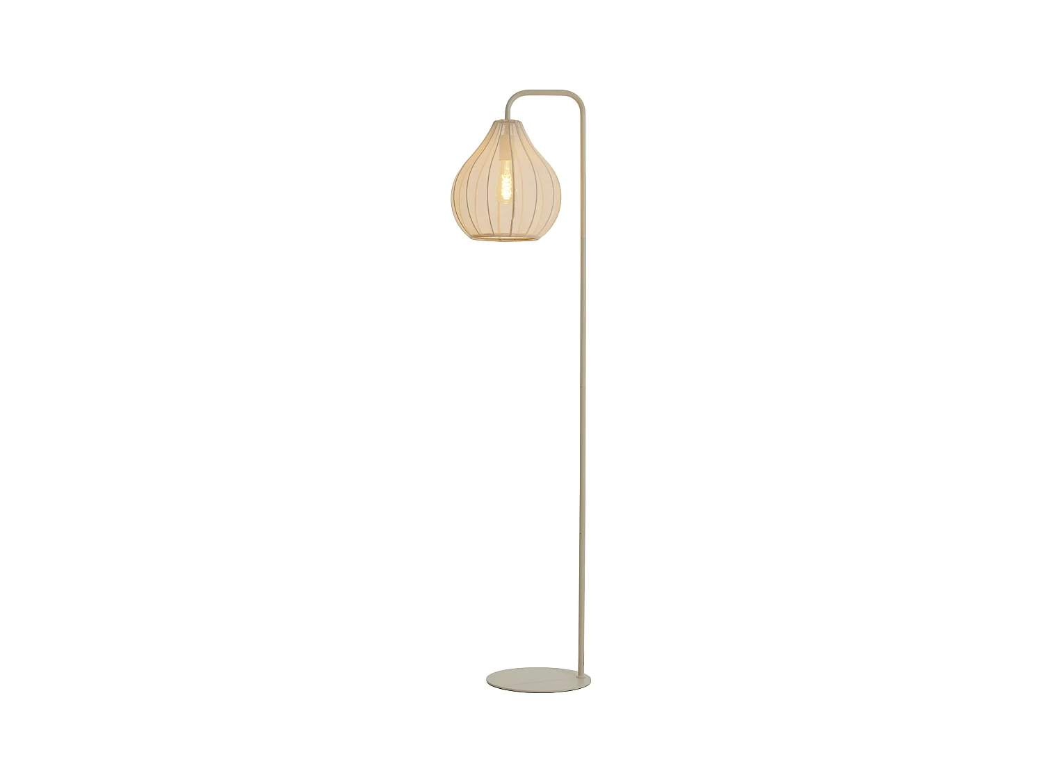 Lampadaire ELATI - Ø29x156,5cm - Marron