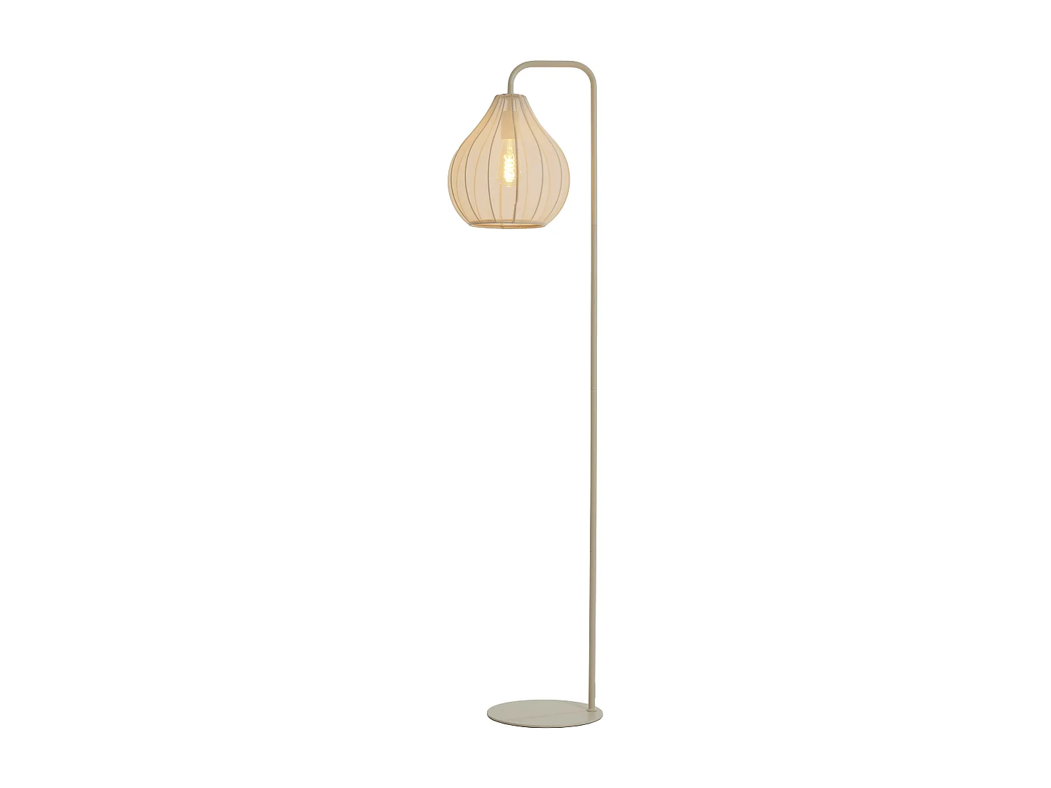 Lampadaire ELATI - Ø29x156,5cm - Marron