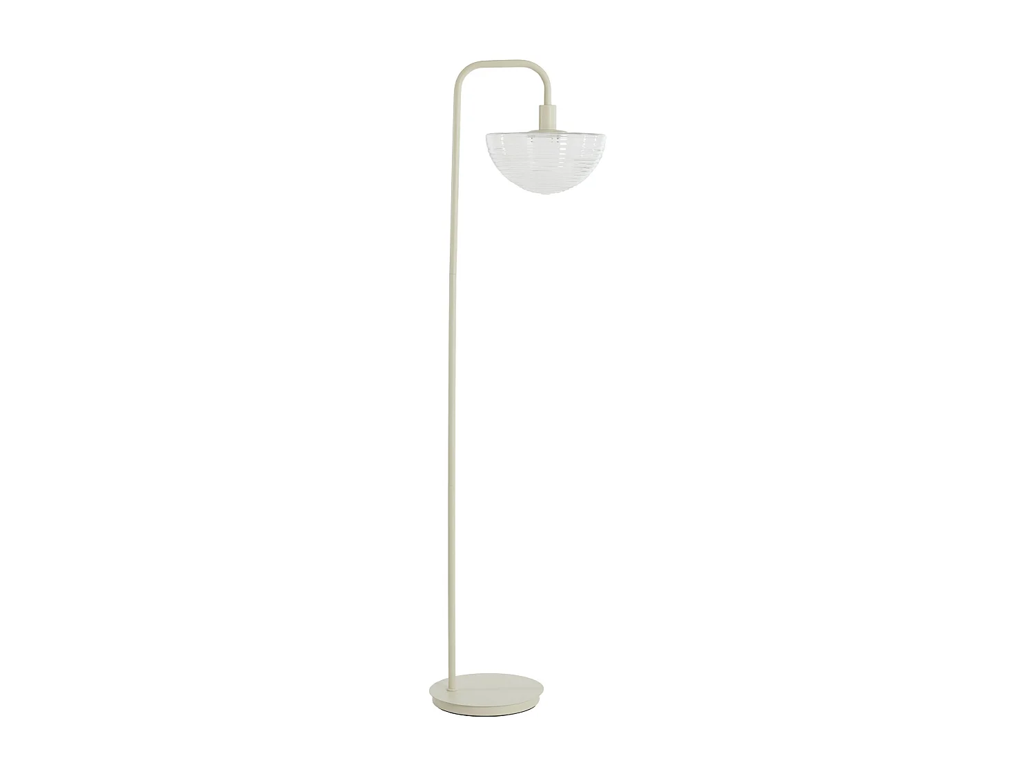 Lampadaire BAYLIE - 43x30x165cm - Blanc