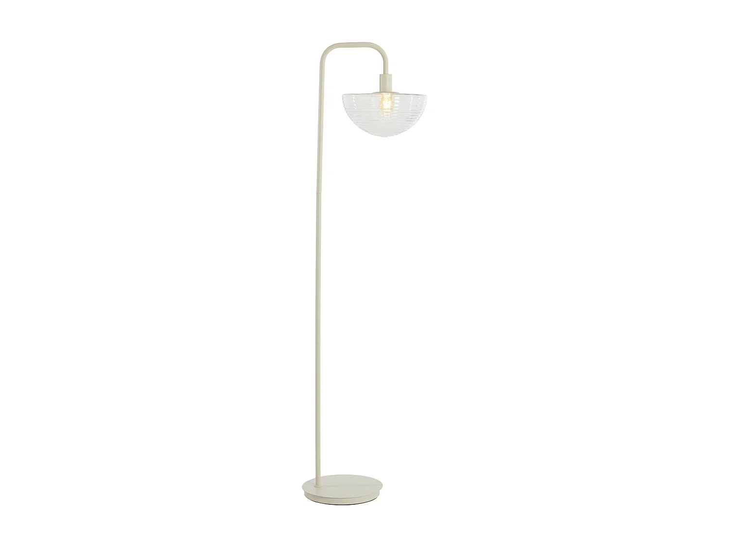 Lampadaire BAYLIE - 43x30x165cm - Blanc
