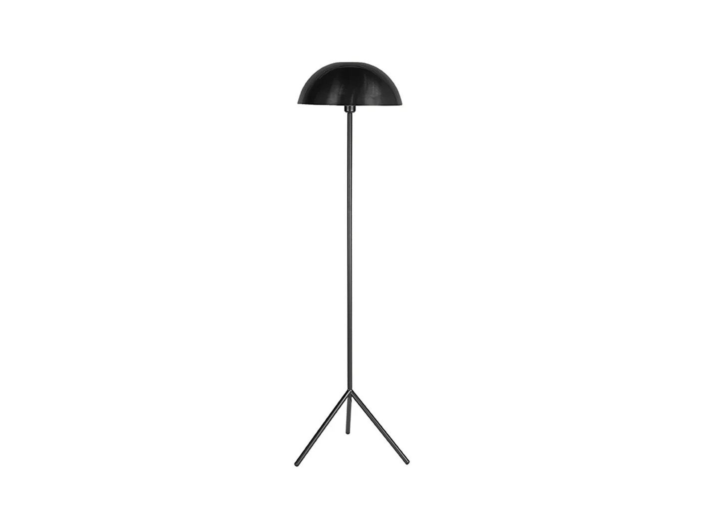 Lampadaire Globe - Noir - Métal