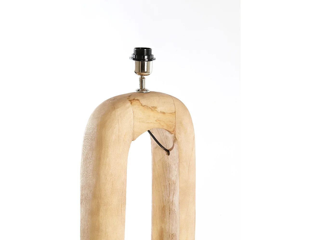 Lampadaire KELAFO - 38x12x125cm - Marron