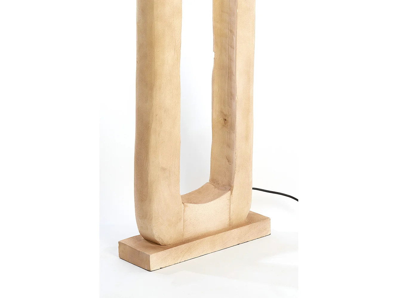 Lampadaire KELAFO - 38x12x125cm - Marron