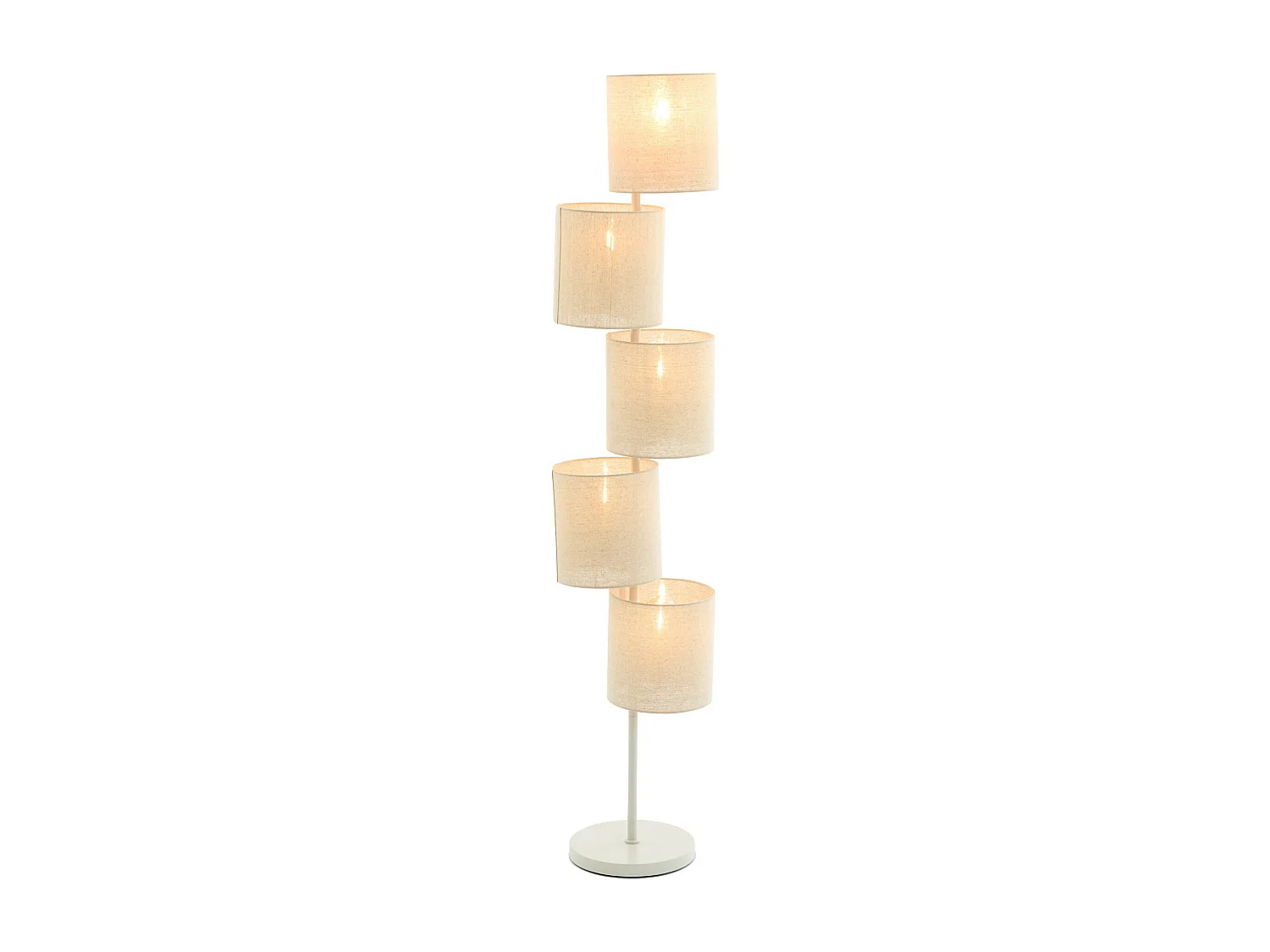Vloerlamp BENIGNO - Ø33x155.5cm - Bruin