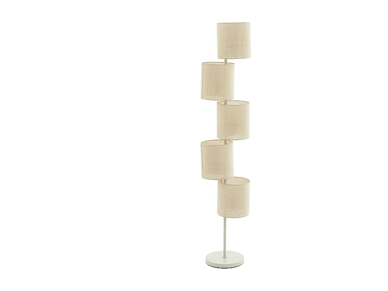 Lampadaire BENIGNO - Ø33x155,5cm - Marron