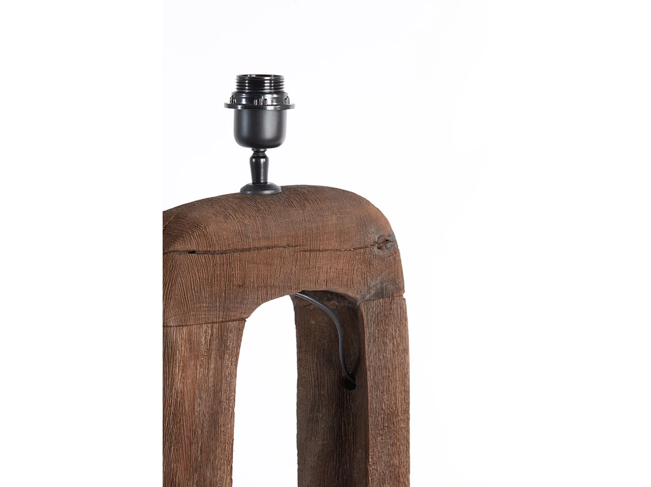 Vloerlamp KELAFO - 38x12x125cm - Bruin