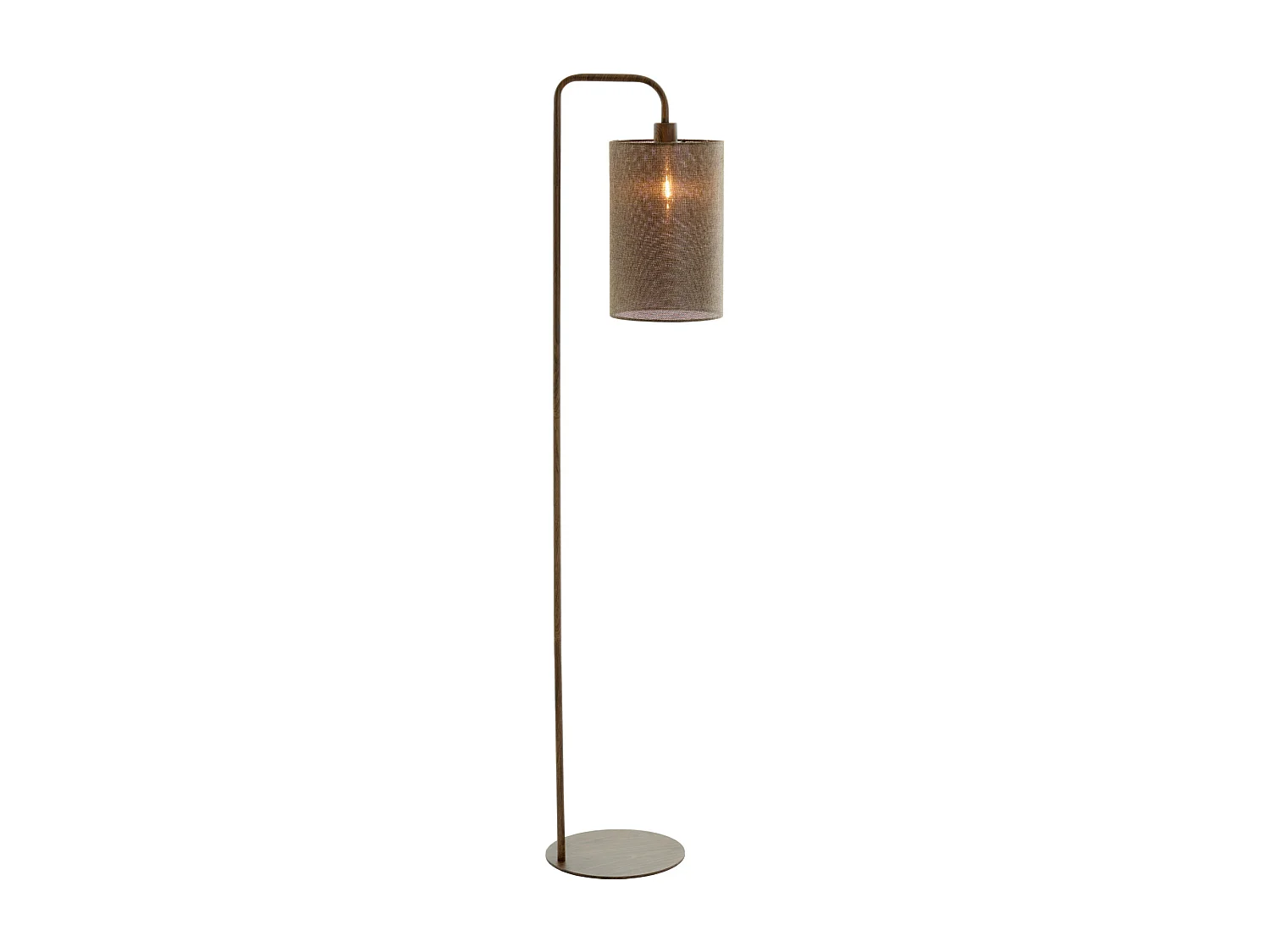 Vloerlamp DONIO - 33.5x28x155cm - Bruin