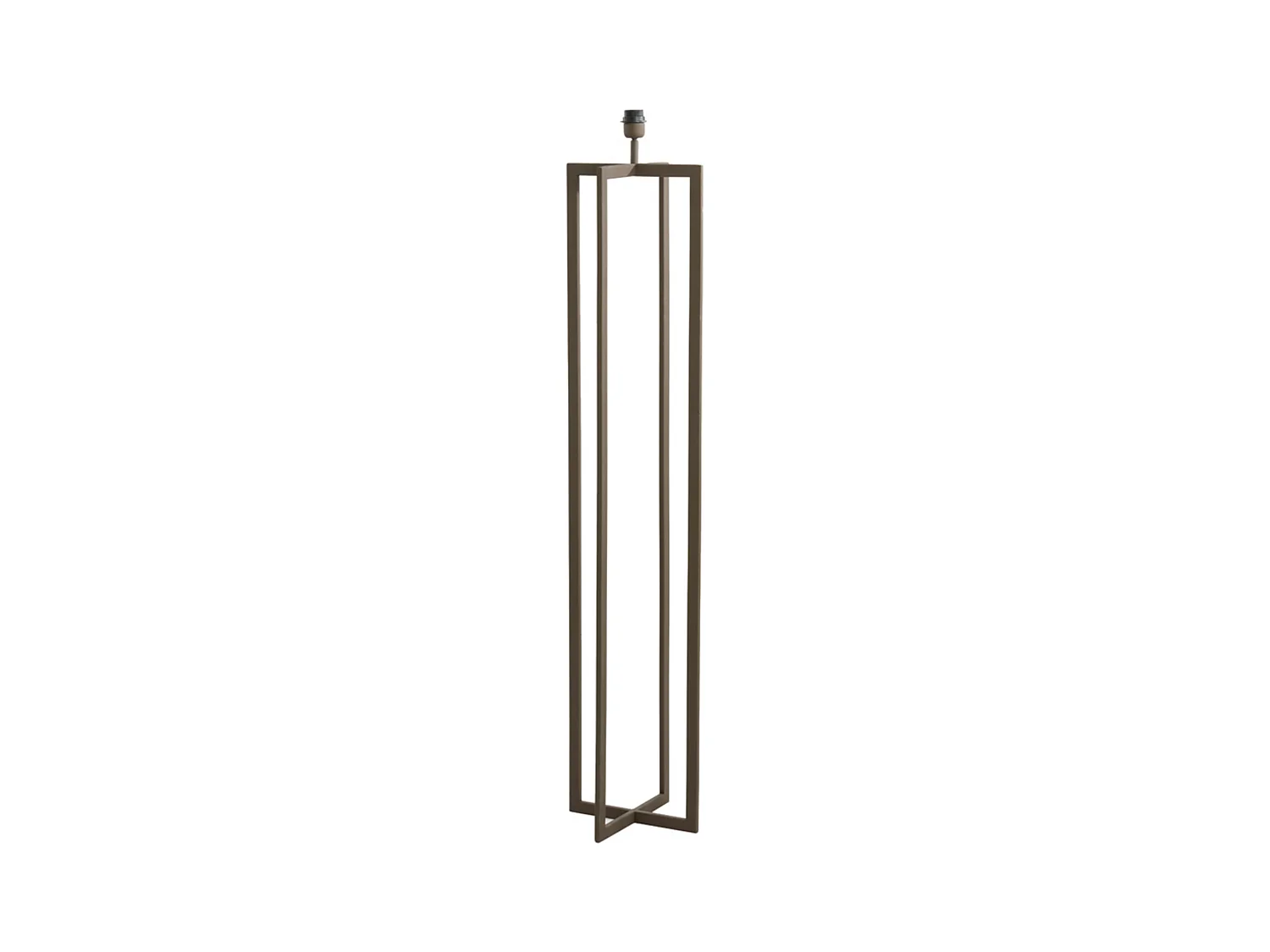 Vloerlamp MACE - Ø30x140cm - Bruin