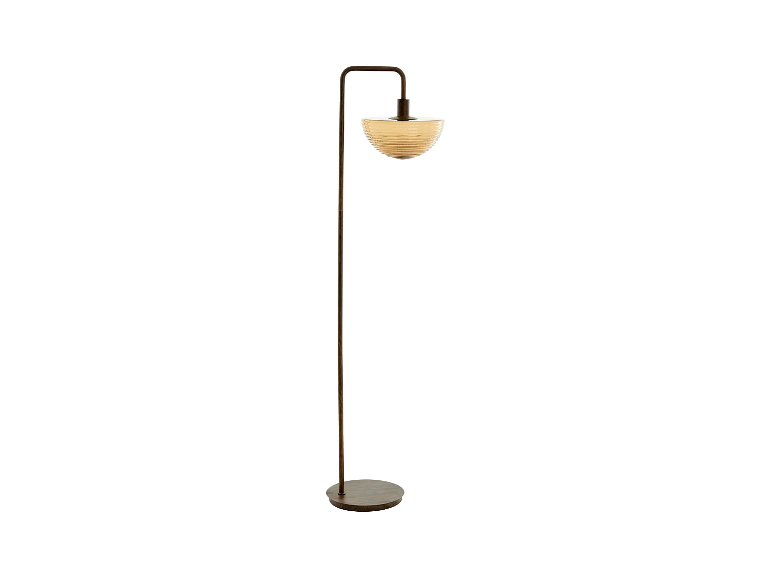 Lampadaire BAYLIE - 43x30x165cm - Marron
