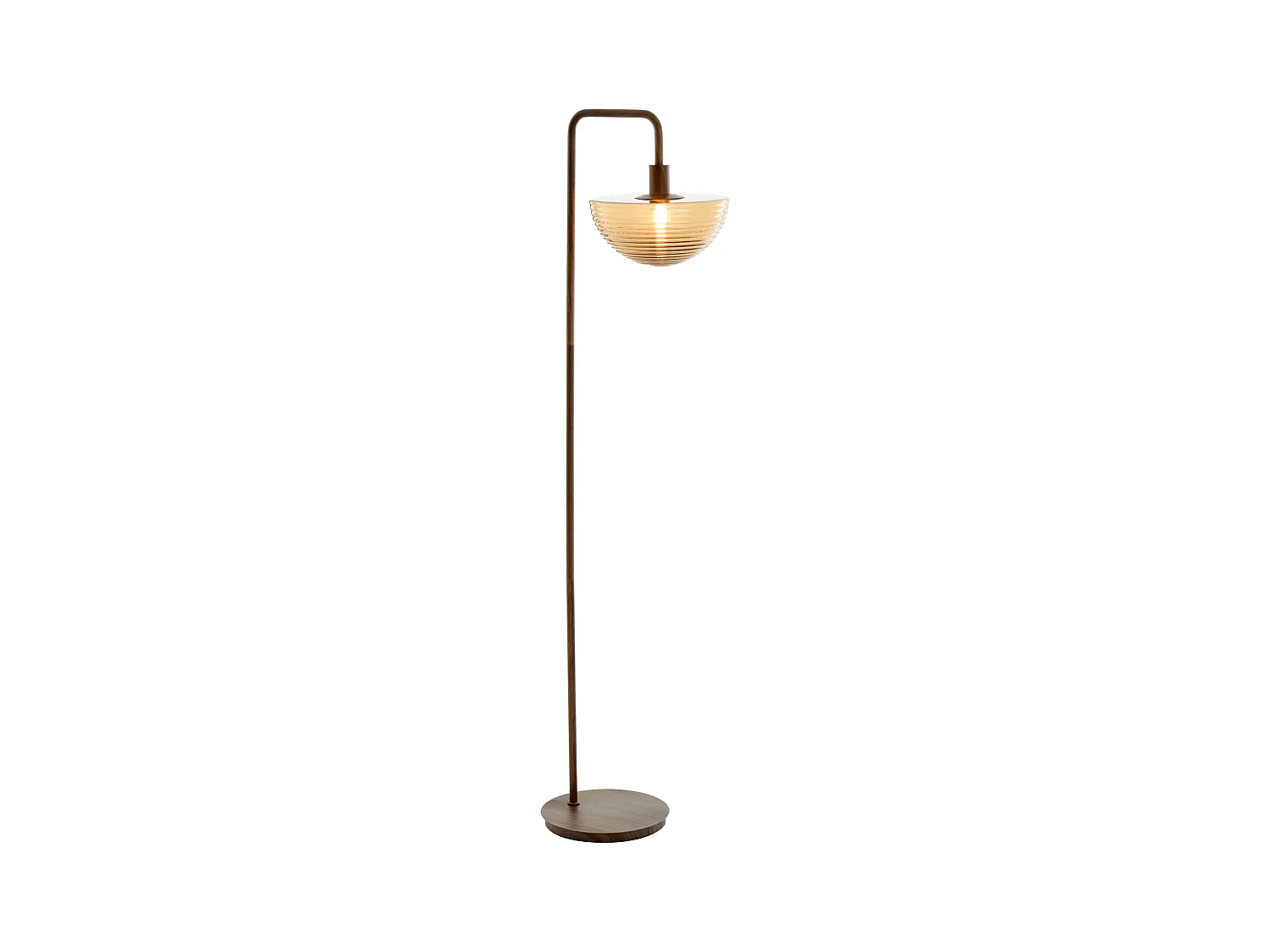 Lampadaire BAYLIE - 43x30x165cm - Marron