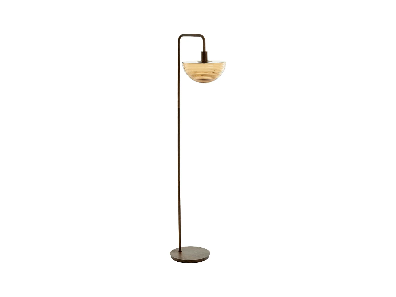 Lampadaire BAYLIE - 43x30x165cm - Marron