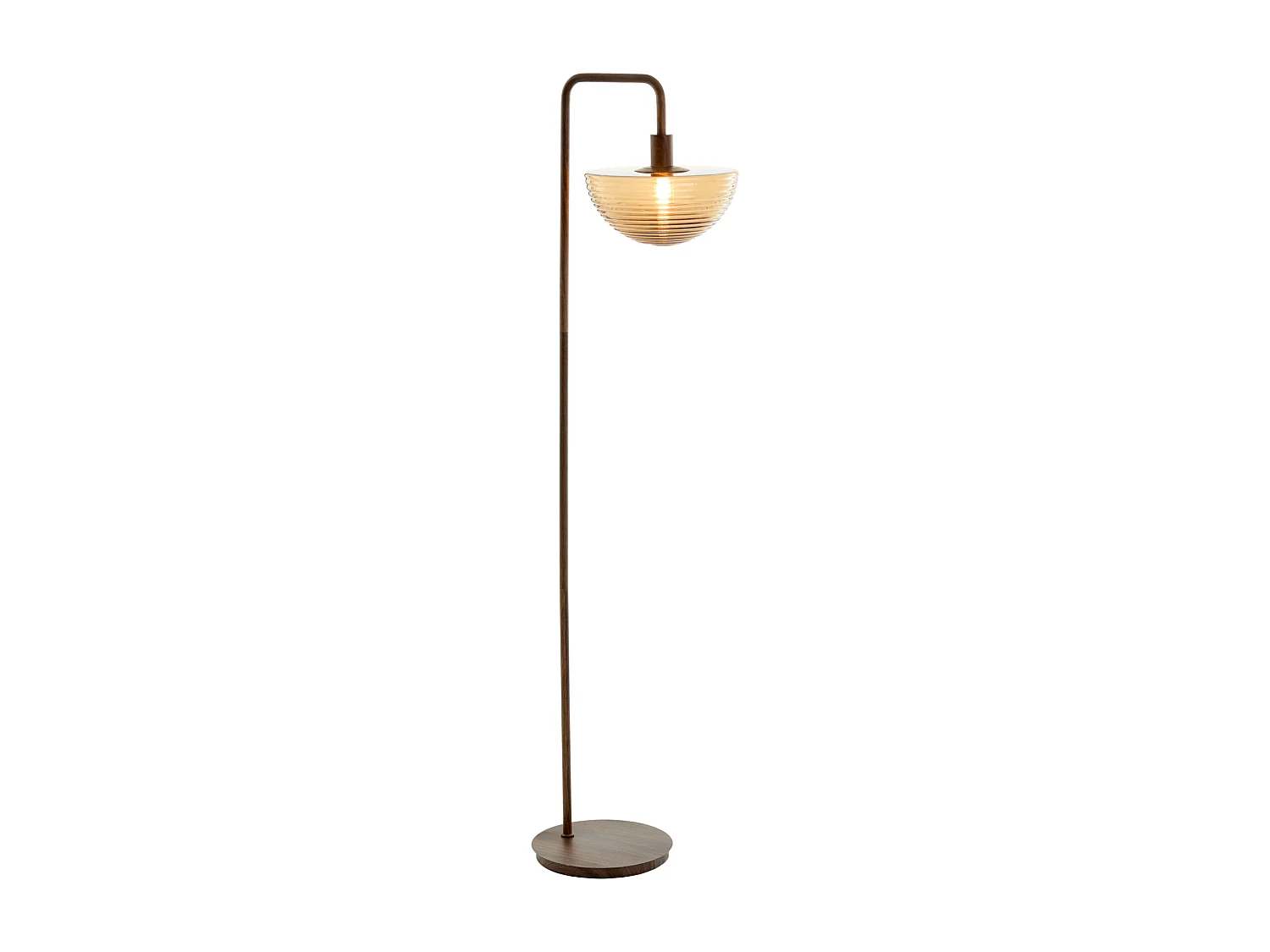 Lampadaire BAYLIE - 43x30x165cm - Marron