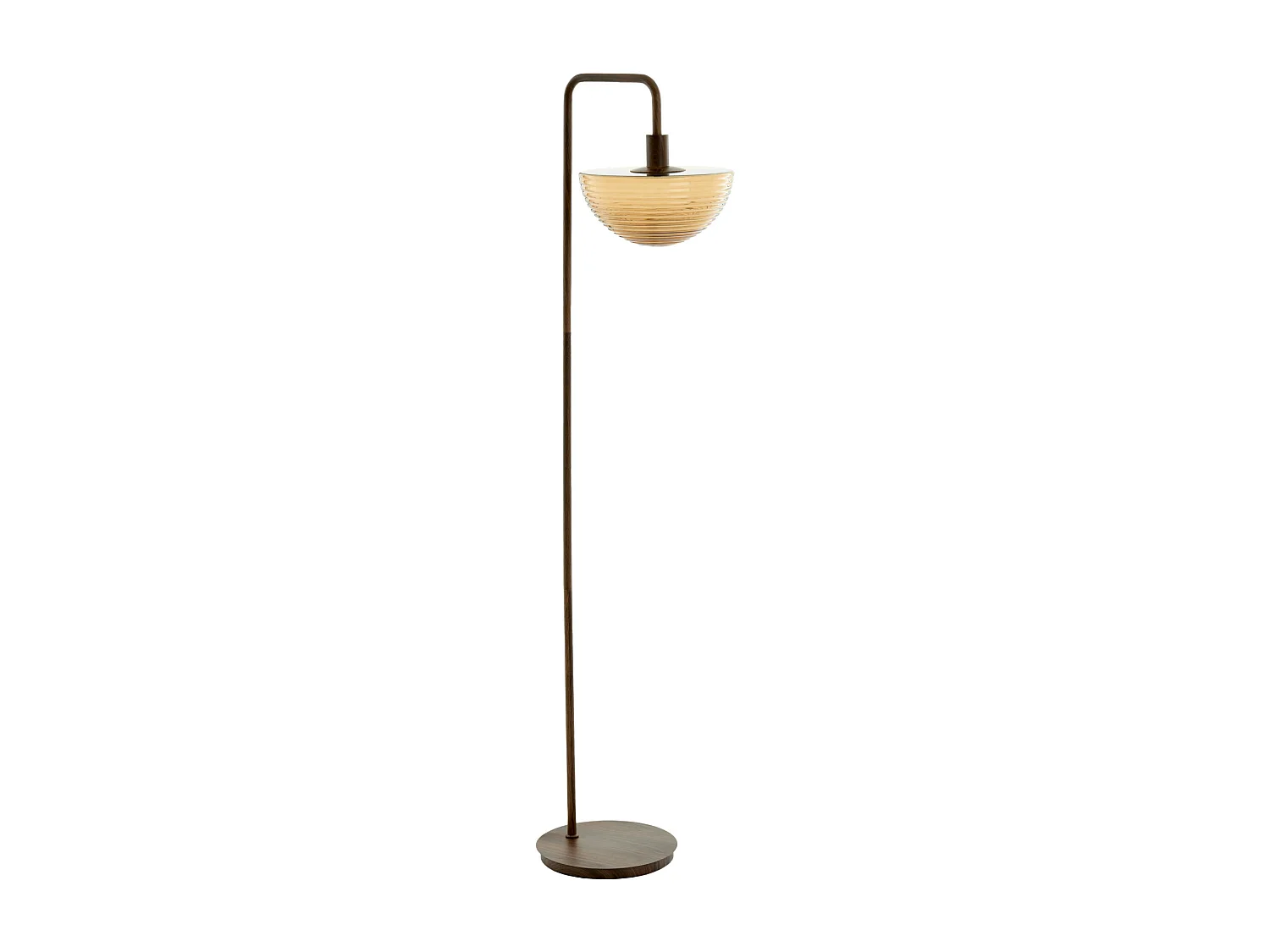 Lampadaire BAYLIE - 43x30x165cm - Marron