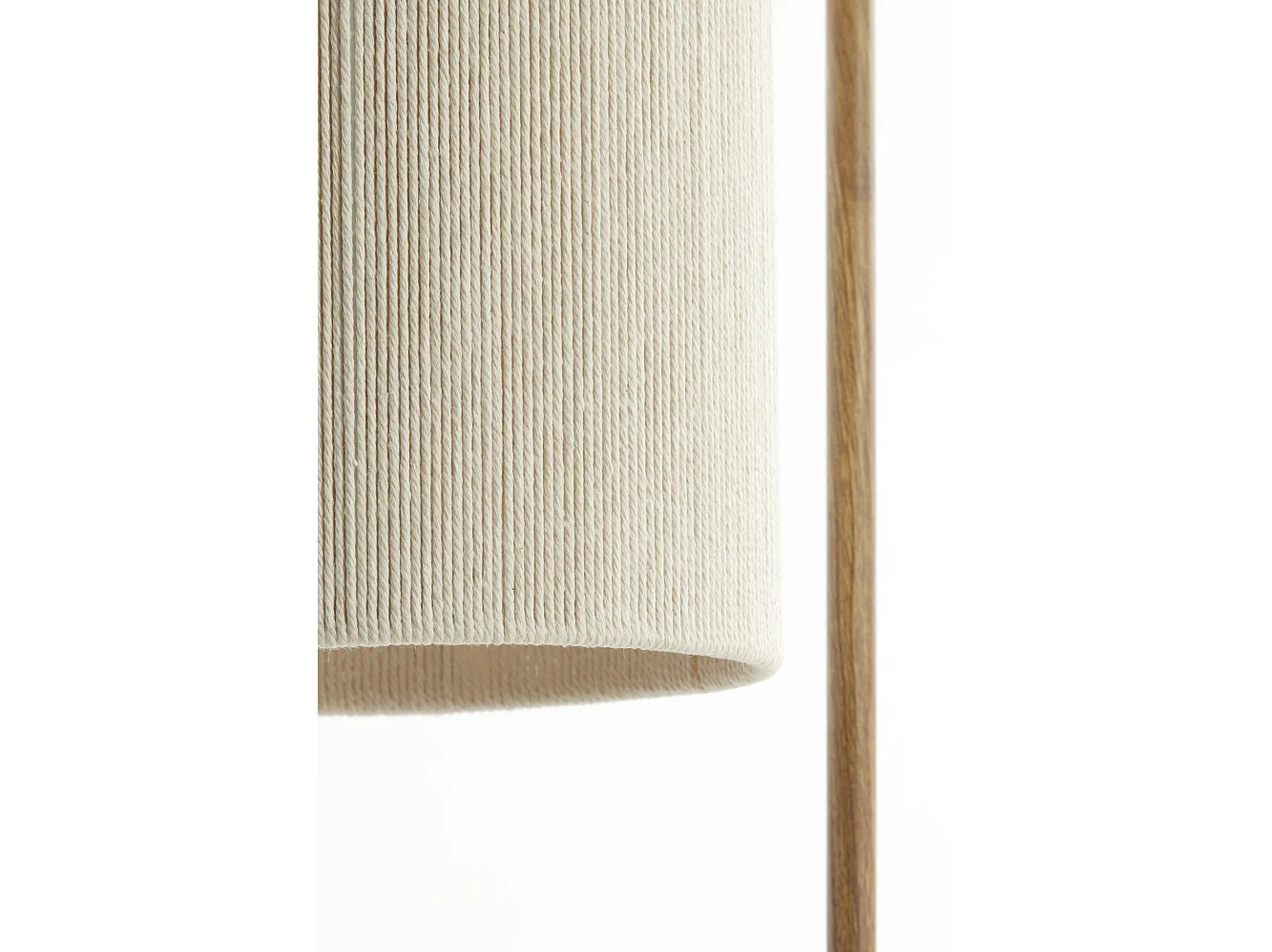 Vloerlamp DONIO - 33.5x28x155cm - Bruin