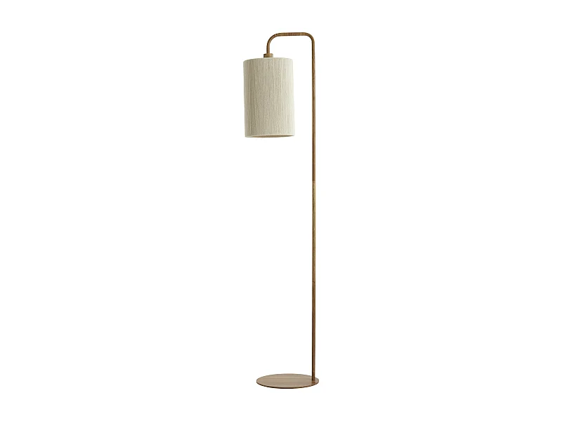 Vloerlamp DONIO - 33.5x28x155cm - Bruin