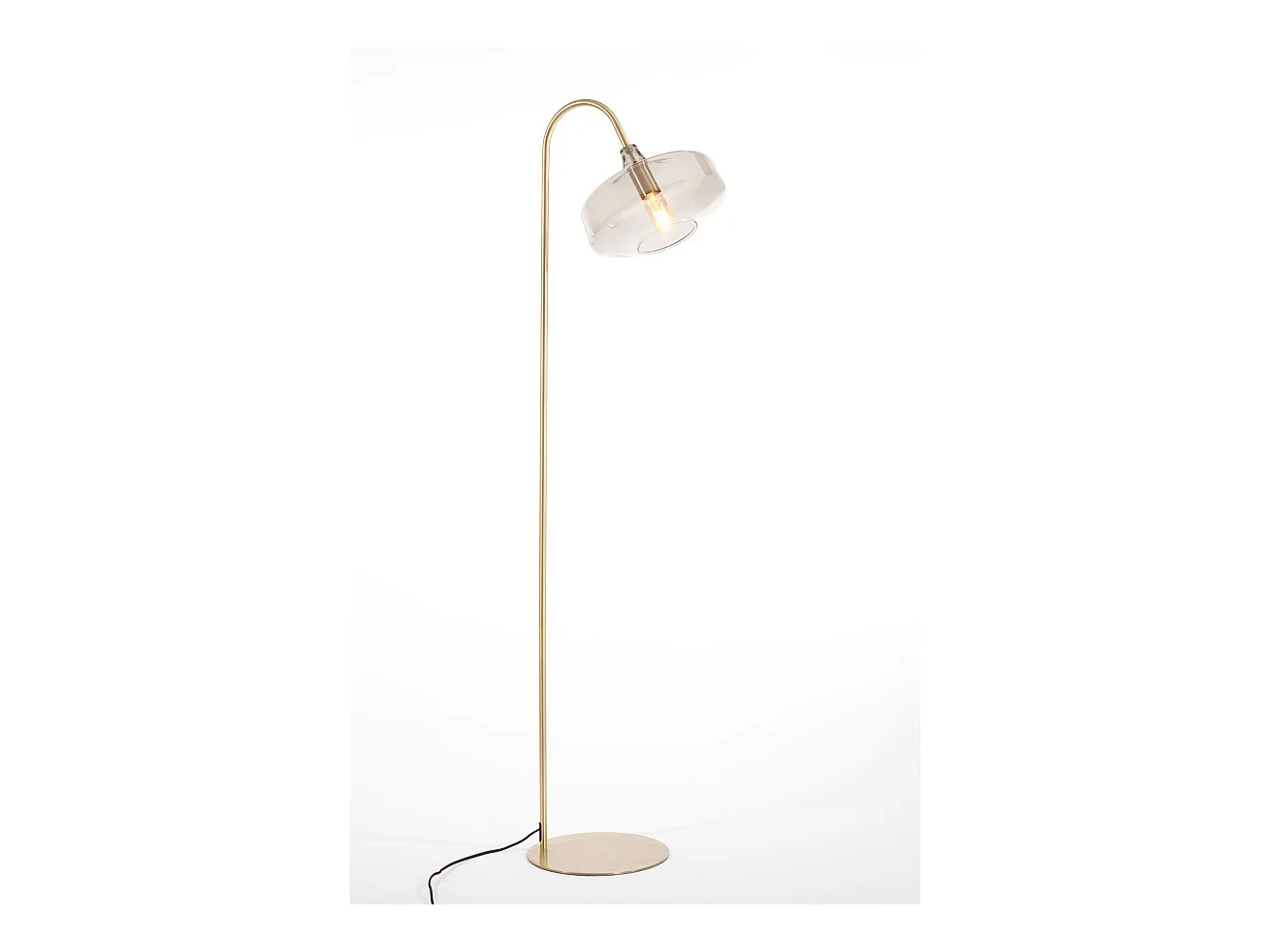 Vloerlamp SOLNA - 45x29.5x160cm - Brons