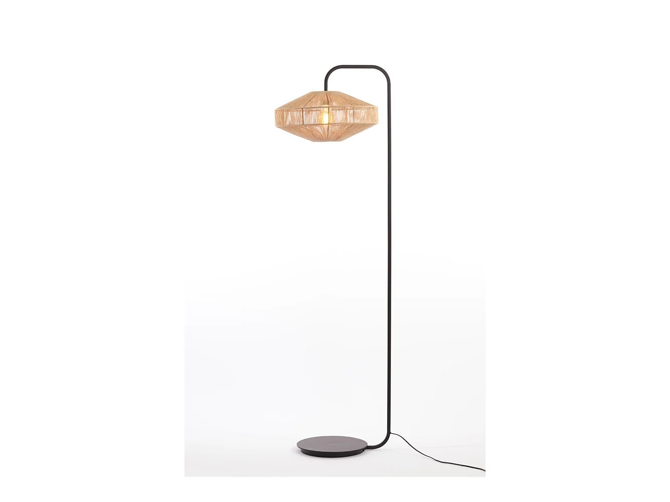 Lampadaire LYRA - Ø43x164cm - Marron
