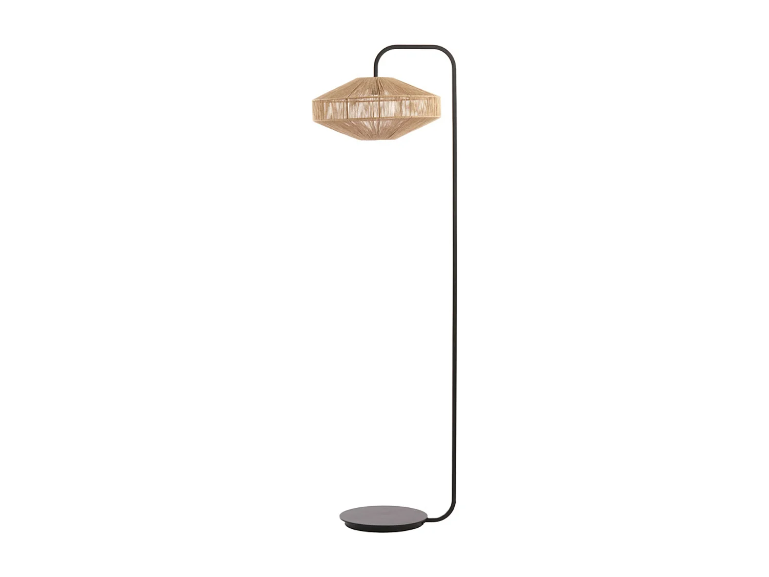 Vloerlamp LYRA - Ø43x164cm - Bruin