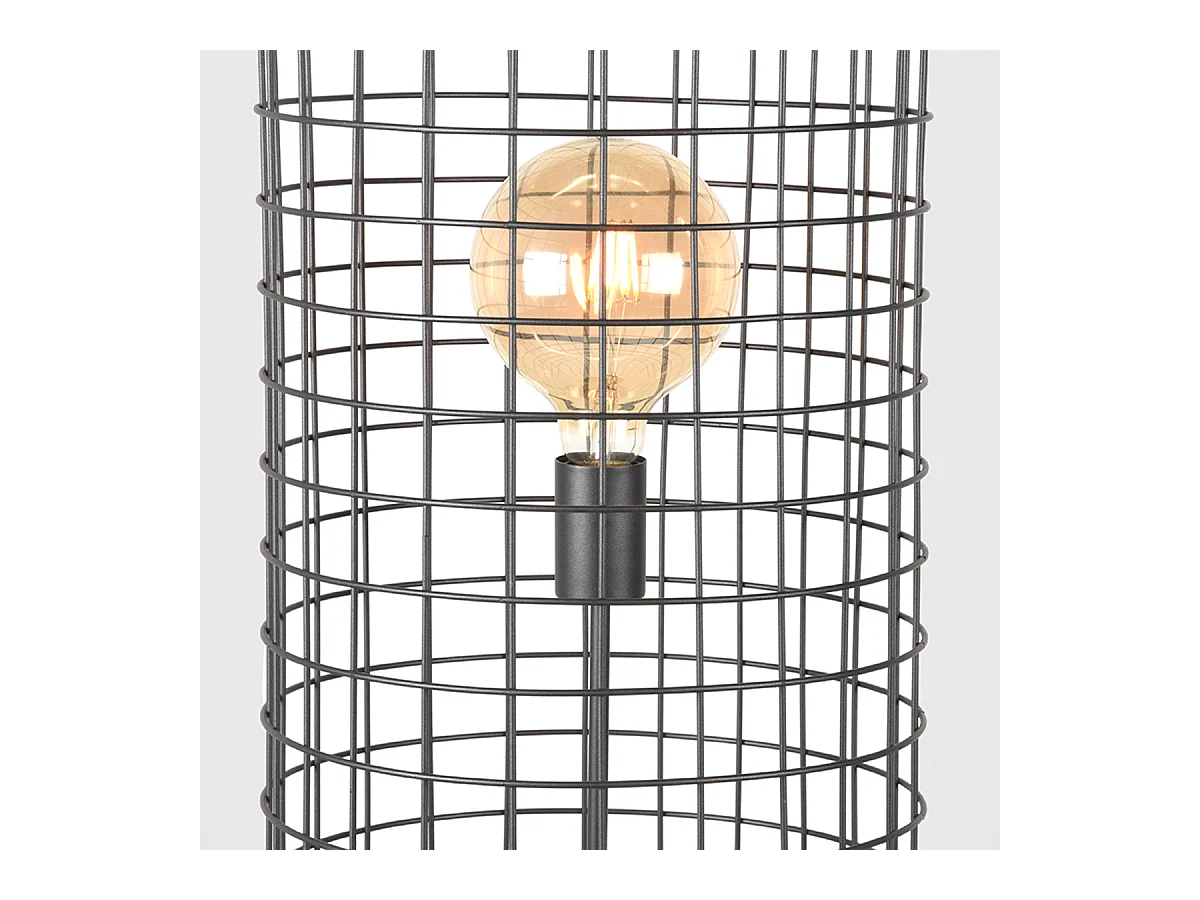 Stehleuchte Solido - Schwarz - Metall